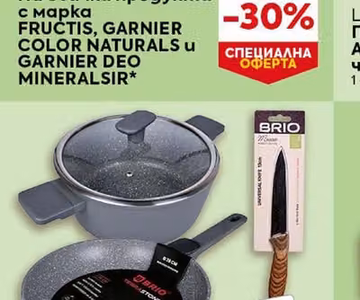 FRUCTIS, GARNIER Продукти с марка FRUCTIS, GARNIER COLOR NATURALS и GARNIER DEO MINERALSIR