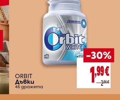 ORBIT WHITE Дъвки