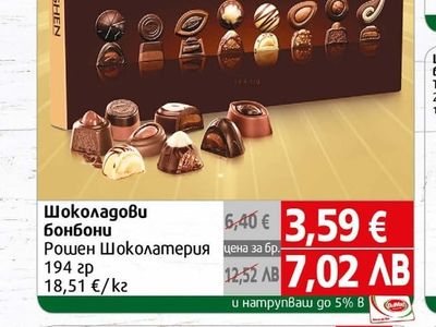 Roshen Шоколадови бонбони Рошен Шоколатерия