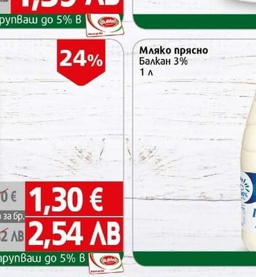 Мизия Милк Кисело мляко Мизия Милк 2%