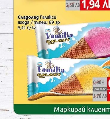 Черноморец Сладолед Черноморец Бол-кон