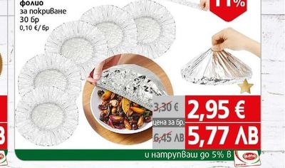 Алуминиево фолио за покриване