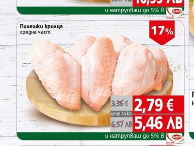 Пилешка пържола без кожа овкусена