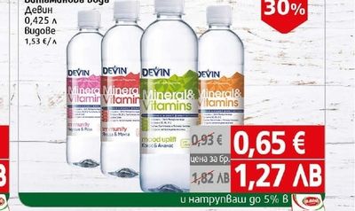 DEVIN Витаминова вода Девин