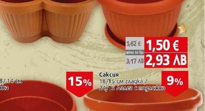 Саксия релеф с подложка