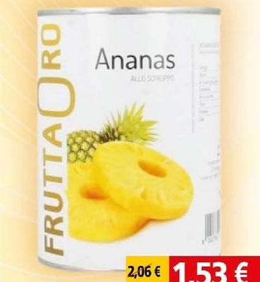 Frutta Oro Ананас на шайби