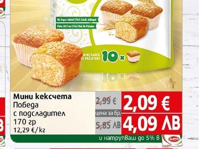 Победа Мини кексчета