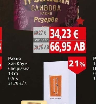 Ракия Троянска Сливова Резерва 15Yo