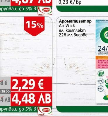 Air Wick Ароматизатор Air Wick ел. комплект
