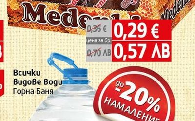 Горна Баня Всички видове вода