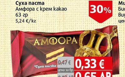 Амфора Суха паста