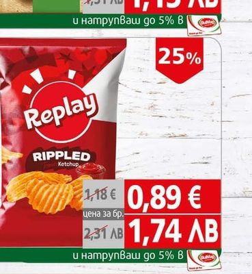 Replay Чипс картофен