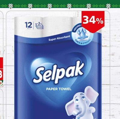 Selpak Кухненска хартия Селпак трипластова