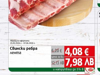 Свински ребра лента