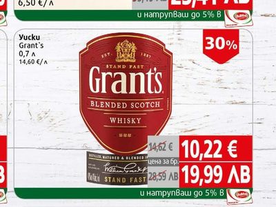 Grant's Yucku Grant's Blended Scotch Whisky