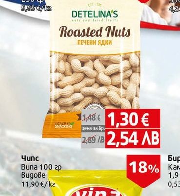 Detelina's Фъстък с черупка