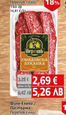 Перелик Луканка Перелик слайс