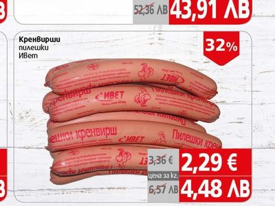 Ивет Кренвирши пилешки