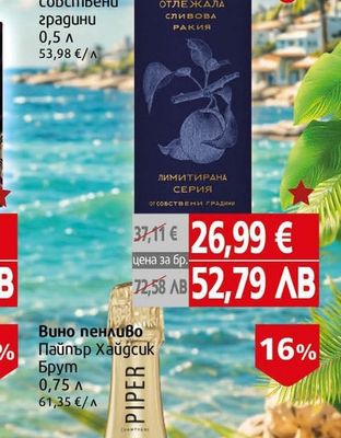 Ракия Троянска сливова 2022 собствени градини