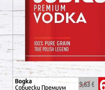 SOBIESKI SOBIESKI PREMIUM VODKA