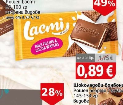 Рошен Шоколад Lacmi