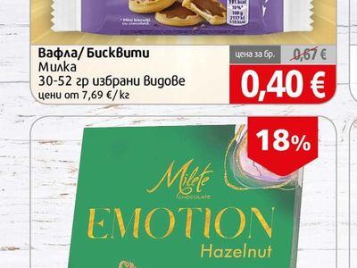 Milka Вафла/Бисквити