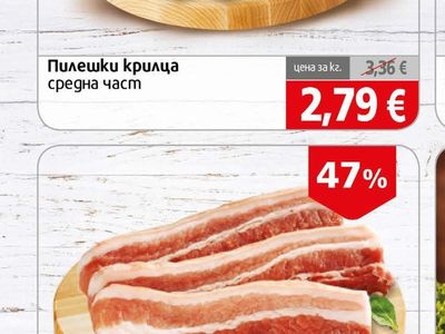 Пилешки крилца средна част