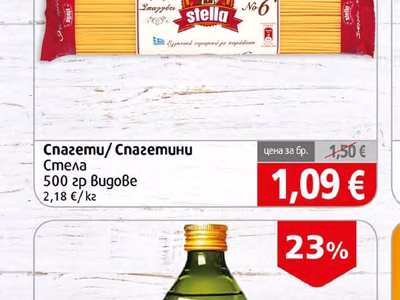 Стела Спагети/Спагетини