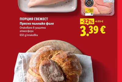 Пилешка пържола без кожа