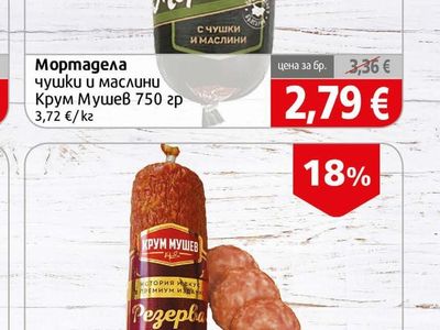 Крум Мушев Мортадела чушки и маслини