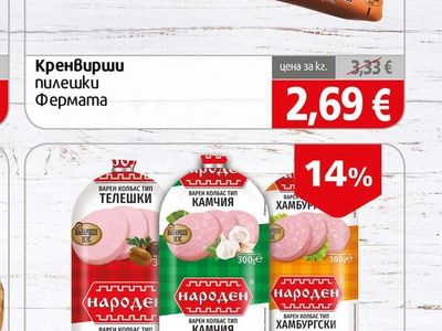 Фермата Кренвирши пилешки