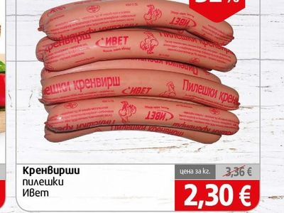 Ивет Кренвирши пилешки