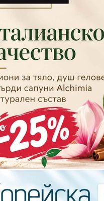 ALCHIMIA ORANGE & CINNAMON BATH & SHOWER GEL