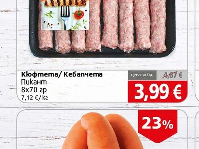 Пикант Кюфтета/Кебапчета