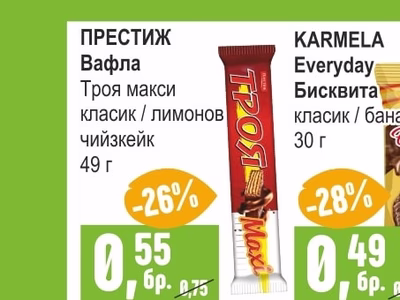 ПРЕСТИЖ Вафла Троя макси класик / лимонов чийзкейк