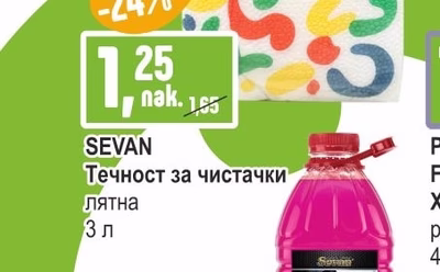 SEVAN Течност за чистачки лятна