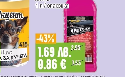 SEVAN Течност за чистачки лятна
