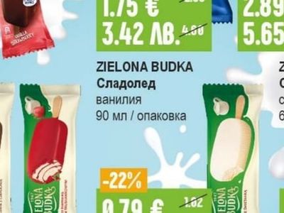 ZIELONA BUDKA Сладолед ванилия