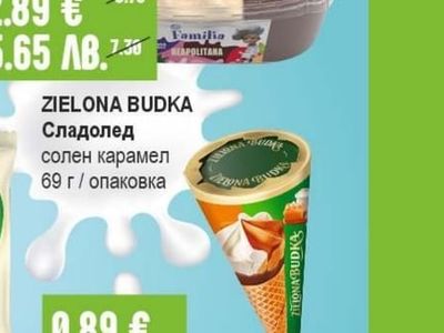 ZIELONA BUDKA Сладолед солен карамел