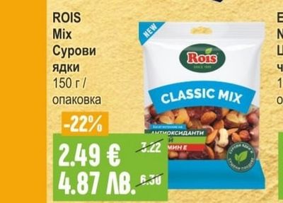 ROIS Сурови ядки
