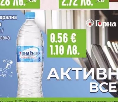 Горна Баня Вода