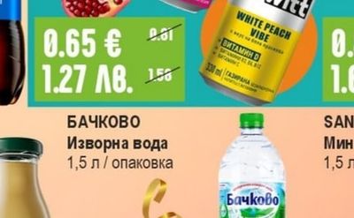 БАЧКОВО Изворна вода