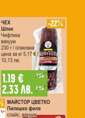 ЧЕХ Шпек Чифлика