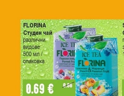 FLORINA Студен чай различни видове
