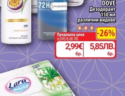 DOVE Дезодорант