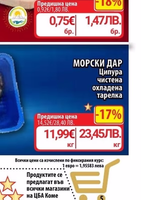 МОРСКИ ДАР Ципура чистена охладена тарелка