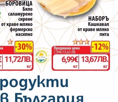 НАБОРЪ Кашкавал от краве мляко пита