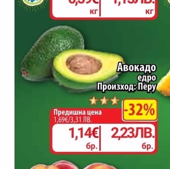 Авокадо едро