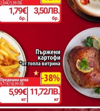 Доля Печено пилешко бяло месо стек