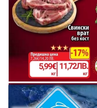Свински врат без кост
